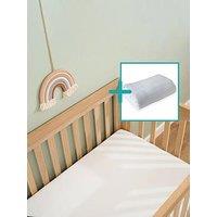 Clair De Lune Cot Bed Sheets & Cellular Blanket - White