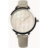 Lipsy Grey Strap Geo Face Dial Watch