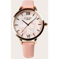 Lipsy Nude Strap Floral Watch