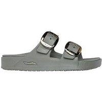 Skechers Arch Fit Cali Breeze 2.0 Gold Star Molded Double Band Sandal - Olive