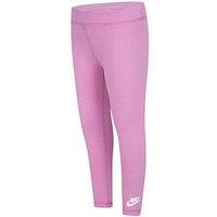 Nike Kids Girls Fleece Lined Leggings - Pink