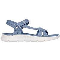 Skechers Go Walk Flex Sandal Sublime Heather Quarter Strap Sandal - Blue