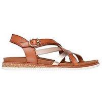 Skechers Desert Kiss Gladiator Sandal - Chestnut