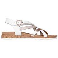 Skechers Desert Kiss Gladiator Sandal - White