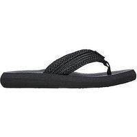 Skechers Asana Hidden Valley Yoga Foam Sandal - Black