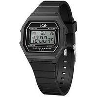 Ice-Watch Retro Digi Black Silicone Strap 32Mm Digital Watch