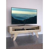 Avf Horton Tapered Leg Tv Stand - Whitewashed Oak