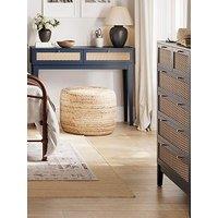 Lpd Home Bordeaux Rattan Effect Chest Of Drawer - Blue