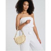South Beach Shell Embellished Shoulder Bag