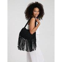 South Beach Fringe Detail Shoulder Bag