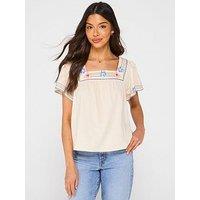 Levi'S Ambre Cotton Linen Babydoll Tank Top