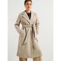 Vero Moda Longline Coat - Beige