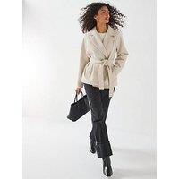 Vero Moda Short Wrap Jacket - Beige