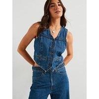 Levi'S Braided Vest - Big Yikes - Blue