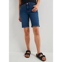 Levi'S Shaping Bermuda Shorts - Clever Girl Short - Blue
