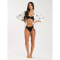 South Beach Embroidered Long Sleeve Shirt - White