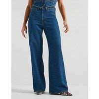Levi'S Ribcage Wide-Leg Braided Jeans - Big Yikes - Blue