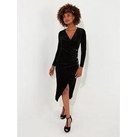 Joe Browns Make A Statement Velour Dress - Black