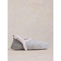 White Stuff Reya Closed Back Slipper - Grey