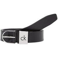 Calvin Klein Round Buckle Belt - Black