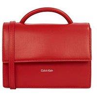 Calvin Klein Top Handle Crossbody Bag - Red