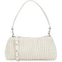 Calvin Klein Jeans Ruched Shoulder Bag - White