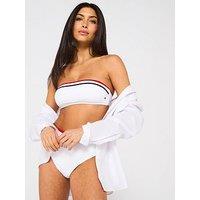 Tommy Hilfiger Essentials Bandeau Bikini Top - White