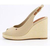 Tommy Hilfiger Slingback Espadrille Wedge - Beige