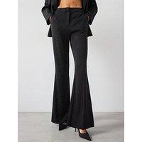 Mango Diamante Trousers Co-Ord - Black