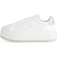 Calvin Klein Jeans Bold Flatform Trainer - White