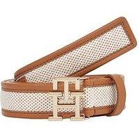Tommy Hilfiger Th Monogram Leather Belt