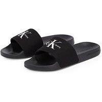 Calvin Klein Jeans Monogram Slide - Black