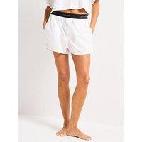 Calvin Klein Pride Cotton Poplin Short - White