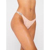 Calvin Klein Modern Lace Thong - Pink