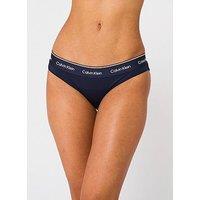Calvin Klein Logo Band Bikini Brief - Navy