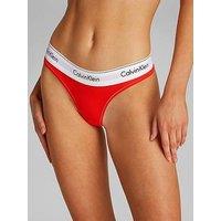 Calvin Klein Modern Cotton Thong - Red