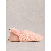 White Stuff Reya Closed Back Slipper - Pink