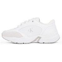 Calvin Klein Jeans Retro Tennis Trainers - White