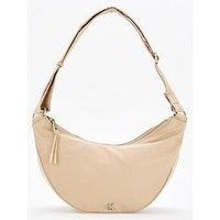 Calvin Klein Jeans Nylon Sling Bag - Beige