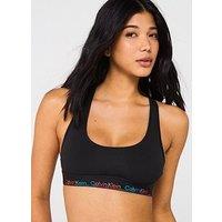 Calvin Klein Icon Cotton Pride Unlined Bralette - Black