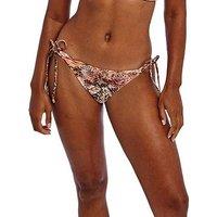 Freya Desert Cat Tie Side Bikini Brief - Multi