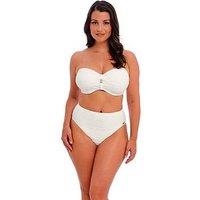 Fantasie Beach Waves Underwired Bandeau Bikini Top - White