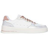 Skechers Hiland Soft Metals Trainer - White/Multi