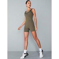 P.E Nation Womens Training Forward One Piece - Khaki