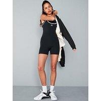 P.E Nation Womens Training Forward One Piece - Black