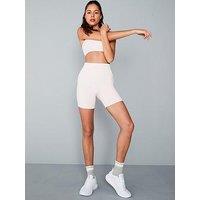 P.E Nation Womens Training Restore Seamless 5 Bike Shorts - Pink