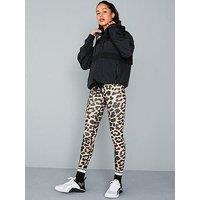 P.E Nation Womens Training Mid Length Man Down Jacket - Black