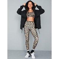 P.E Nation Womens Training Vita Full Length Tights - Leopard Print