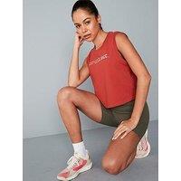 P.E Nation Womens Training Worldwide Tank - Red