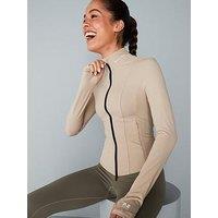 P.E Nation Womens Training Breakthrough Jacket - Beige